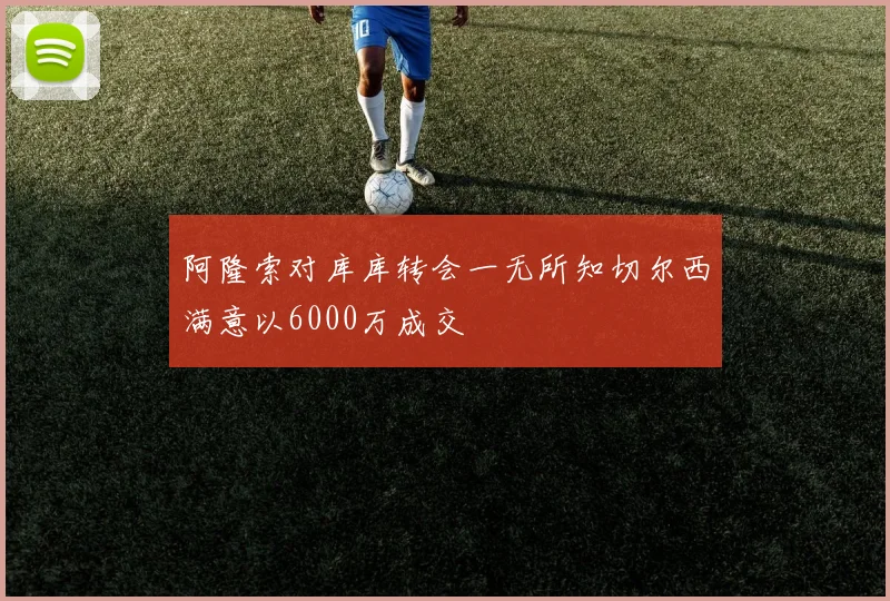 阿隆索对库库转会一无所知切尔西满意以6000万成交